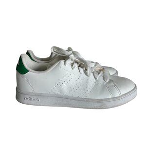 ADIDAS White Kids Advantage K Shoes Sneakers US 3.5
